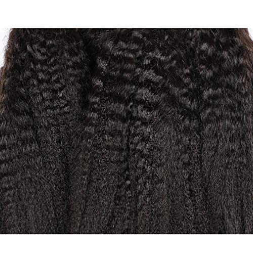 Haha-Yaki-Straight-Hair-3-Bundles-Brazilian-Kinky-Straight-Human-Hair-Bundles-10A-Yaki-Hair-Extensions-10-12-14-Inches-Natural-Black-Virgin-Hair-300-Gram