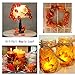 XYXCMOR 86 Feet Artificial Maple Leaf Garland 12 Pack Hanging Vines Plants Fall Autumn Leave Vines for Indoor Outdoor Fireplace Thanksgiving Party Decoration