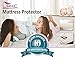 LRKC 100% Waterproof Protector Queen Size-Vinyl Free/Hypoallergenic Mattress Pad Cover, 11 x 9 x 2.5