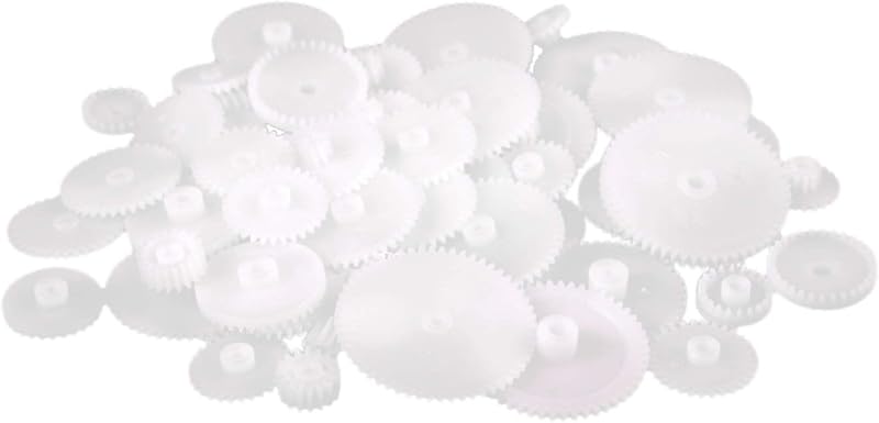 Huhudyy 58 Styles Module 0.5 Plastic Gears Cog Wheels for Robot Parts DIY