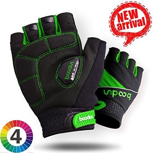 [New Arrival] YAKAON Route Series R1 Half Fingers GEL Silicone Pad Bike Cycling Gloves with Breathable Vent Holes Shock-absorbing Anti-slip for Riding, Racing, Bicycle, Mountain Riding