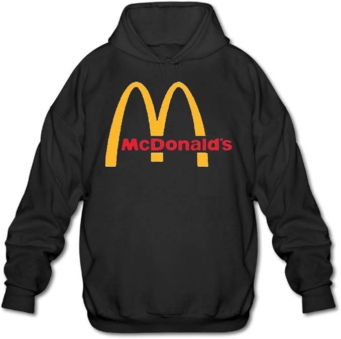 Herren McDonalds Logo Sweatshirt Tee Shirts Tshirt Langarm Baumwolle T Shirt für Herren Jugend