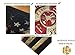 Firefighter American Flag Maltese Cross Garden Flag (Stand Not Included)