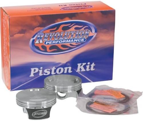Revolution Performance 301-116W Big Bore Piston Kit (107in. Flat Top) - Bore 3.938in. - Stroke 4.375in. - 10.5:1 Compression