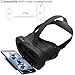 QERY 3D VR Glasses, Lightweight Virtual Reality Headset for VR Games and 3D Movie, Compatible with 4.7-6.0 inch screens, No dizzy feeling