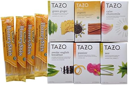 Tazo Tea Lovers Sampler 2 with HoneyStix