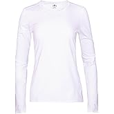 Hot Chillys Women's Micro-Elite Chamois UPF 30 Sun Protection 4-Way Stretch Thermal Long Sleeve Crewneck Base Layer Top