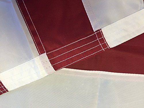2x3 Foot American Flag - USA Nylon Embroidered Stars & Stripes Banner For Indoor/Outdoor