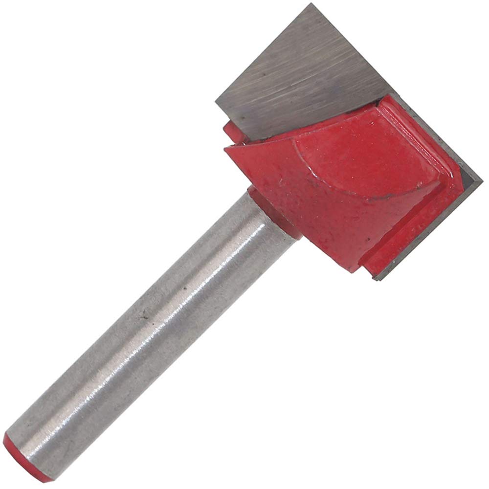 1Pcs 6x22mm T-Slot Cutter, 6mm Shank Bottom Cleaning Bit CNC Router End Milling Cutter Woodworking Tool Bit