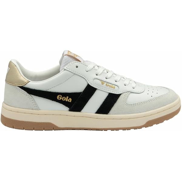 Amazon.com | Gola Womens Badminton Black/Off White/Gum 5 B