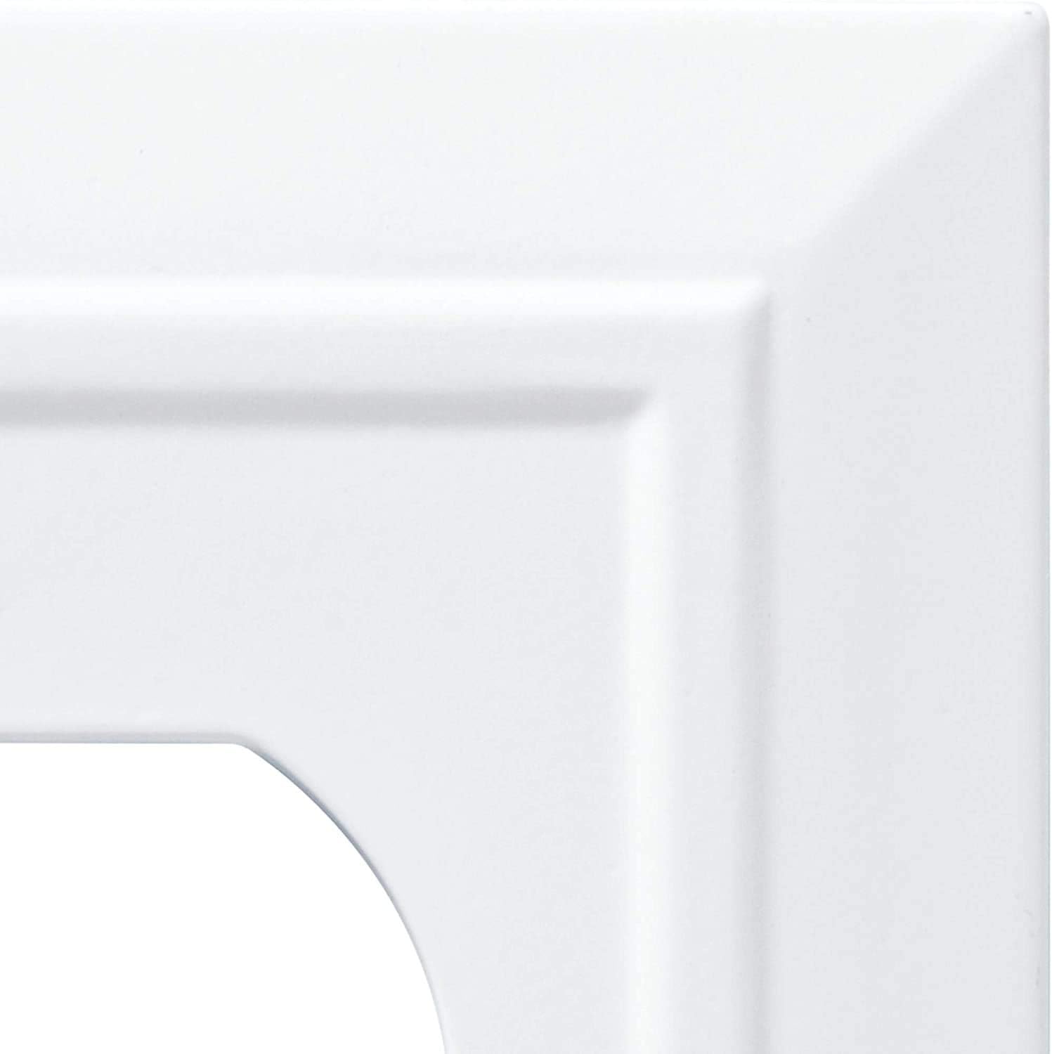 Franklin Brass W35243-PW-C Classic Architecture Single Decorator Wall Plate/Switch Plate/Cover, White - - 