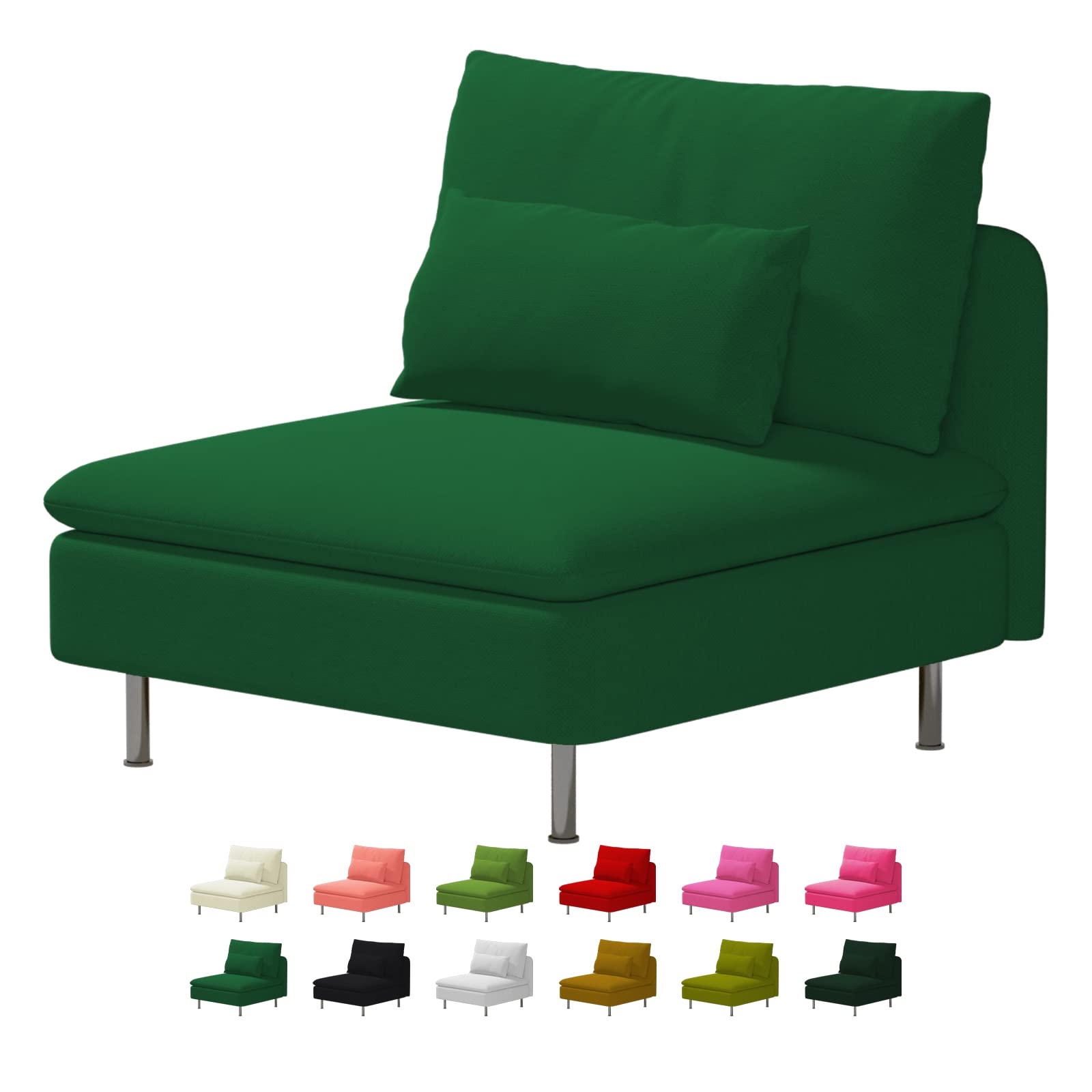 Custom Made Soderhamn 1 Seater Sofa Velvet