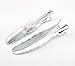 yueton 12pcs Colorful Metal Feather Prong Clips Alligator Hair Clips Barrettes Bobby Pin Bride Headwear Edge Clip Clamps