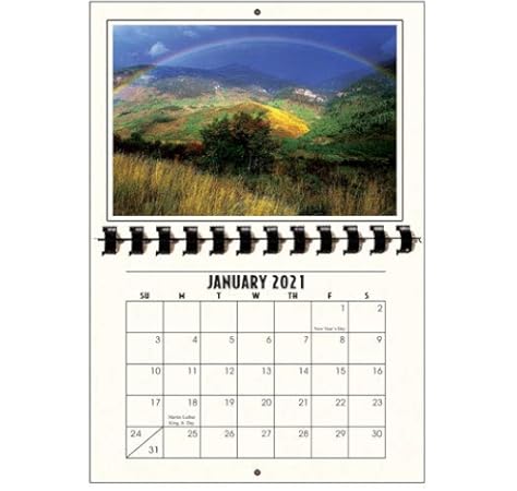 Amazon Com Photographer S Edge 2021 Photo Mount Wall Calendars For Horizontal 4x6 Photos Pack Of 3 Office Products