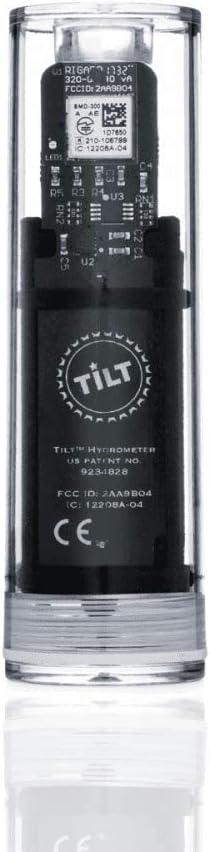 Digital wireless hydrometer and thermometer for smartphone or tablet (Black)