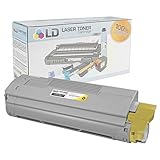 LD © Compatible Okidata 44315301 Yellow Laser Toner Cartridge for use in OKI C610cdn, C610dn, C610dtn, & C610n