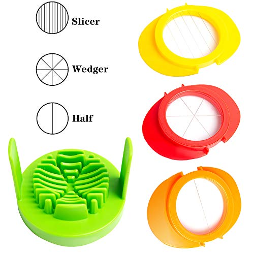 Egg Slicer for Hard Boiled Eggs, 5 in 1 Egg Slicer with Sturdy