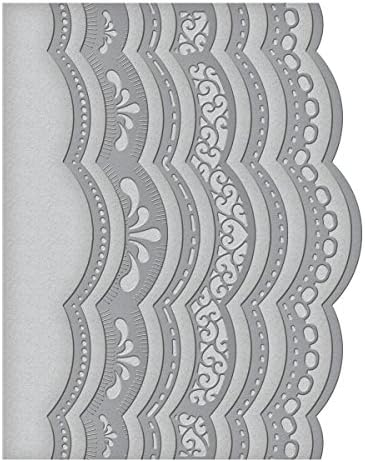 Spellbinders S5182 Borderabilities A2 Scalloped Borders Die Templates