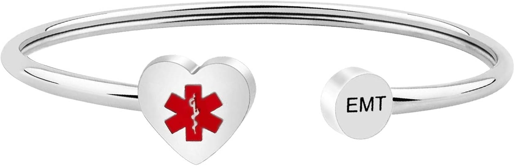 WUSUANED Emergency Medical Technician Cuff Bangle Bracelet Medical