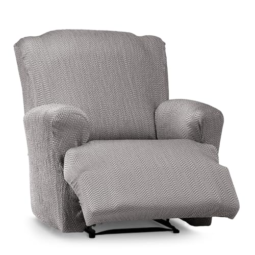 Eysa elastischer sofabezug Relax-liegesofa grau Design Luz