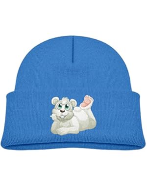 Girl Cute Polar Bear Unisex Cotton Beanie Hat For Cute Baby Boy/Girl Soft Toddler Infant Cap Pink
