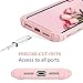 BENTOBEN Compatible with Phone Case iPhone Xs/iPhone X, Full Body Heavy Duty Shockproof Drop Protection 3 in 1 Hybrid Hard PC Anti-Slip Soft Rubber Bumper Protective Cover for Girls Women, Rose Gold