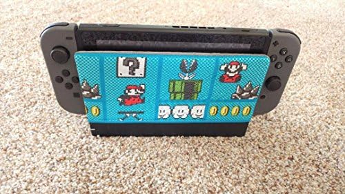 nintendo switch dock sock cover with gray suede .