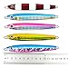 Aorace 5pcs/lot 100g Metal Jig Lead Fish Lead Jigs Metal Fishing Lure No Assist Fishing Hook Sea Fishing Hook Baits