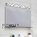 comeonlight 12W Bathroom Vanity Light, LED Crystal Make Up Mirror Light, 4-Lights Daylight White 1200 Lumen Bathroom Vanity Lighting