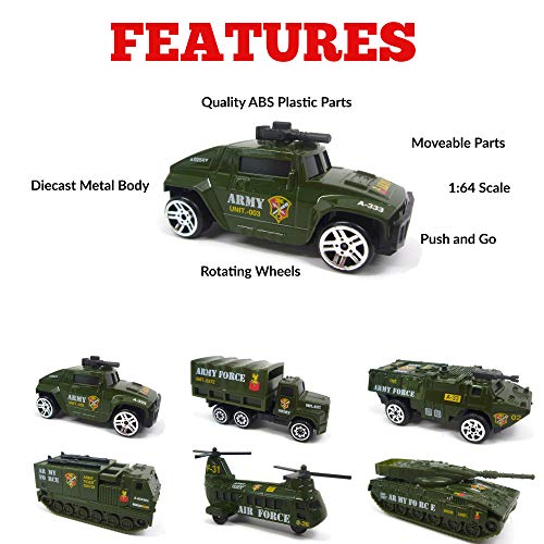 Diecast Military Army Vehicles Toys Toy Diecast Helicopter, Truck