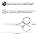 Aberlite Beard Scissors Kit for Men (5 Pcs Set) | Professional Beard/Hair Scissors, Travel Size Precision Beard/Mustache Scissor, Pocket Wood Comb, Master Barber Comb, and Leather Case