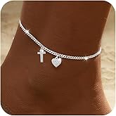 Amicon Gold Anklets for Women Waterproof 14k Plated Gold Layered Ankle Bracelets for Women Trendy Cute Simple Anklets Beach summer Jewelry Minimalist Gift for Women