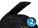 Monoprice 121886 2 Pack Hook & Loop Fastening Tape 5 Yd/Roll, 0.75