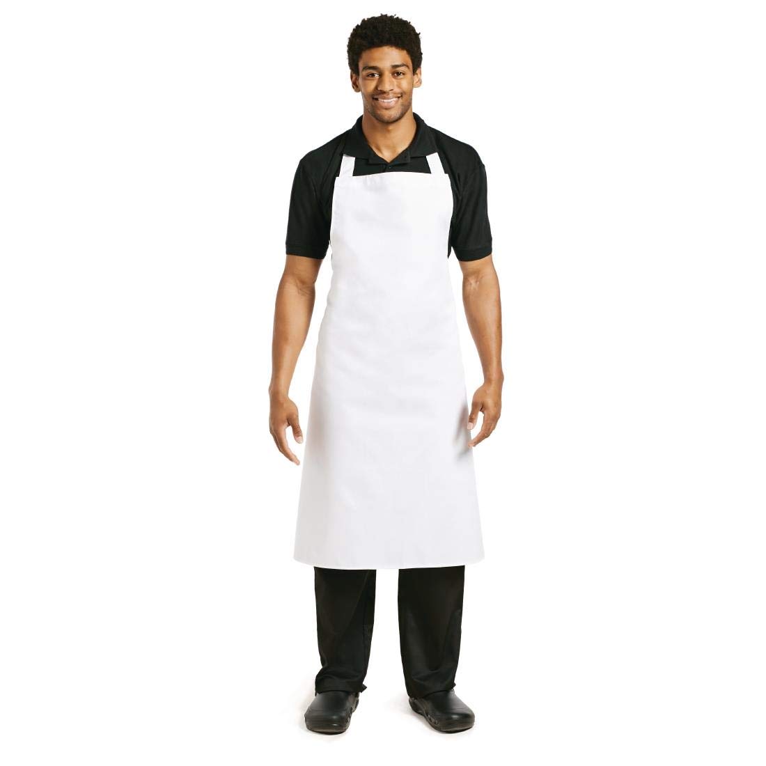 Whites Chefs Apparel Apron Polycotton White Extra Large Kitchen