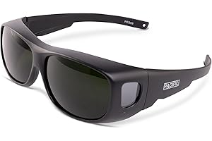 PACIFIC PPE Welding Glasses, ANSI Z87 welding goggles with Wraparound Lenses, IR Shade 5 cutting torch glasses for Men and Wo