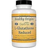 Healthy Origins L-Glutathione (Setria) 500 mg, 150 Veggie Caps
