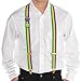 Amscan 395357 Mardi Gras Costume Fabric Suspenders with Plastic Buttons