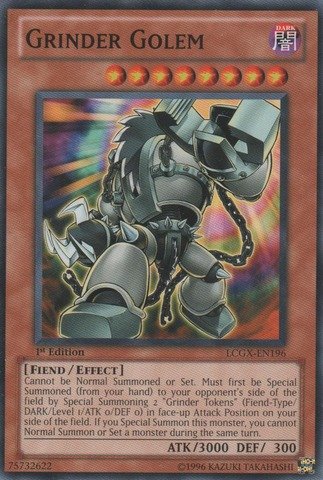 Yu-Gi-Oh! - Grinder Golem (LCGX-EN196) - Legendary Collection 2 - 1st Edition - Common