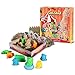 CoolSand 3D Sandbox - Circus Edition - Set Includes: 2 Lb Moldable Indoor Play Sand, 3D Shaping Molds & 3D Tray, Natural