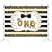 Happy 1st Birthday Backdrop Boy Gold Glitter Stripe First Birthday Background 7x5ft Mr. Onederful Backdrop for Birthday Party 1st Birthday Photo Booth Props Baby Shower Banner Cake Table Decors