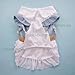 SMALLLEE_LUCKY_STORE Fairy Denim Dog Dress for Dog Clothes Charming Cozy Dog Shirt Pet Dress L