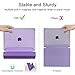 ESR Yippee Trifold Smart Case for iPad 9.7 2018/2017[A1822, A1823,A1893,A1954], Lightweight Smart with Auto Sleep/Wake, Hard Back Cover for iPad 9.7 iPad 5th / 6th Generation, Lavender