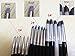 COMIART 5pcs Flexible Clay Sculpture Tools Silicon Color Shapers Brushes Size 2