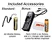 Fenix LD12 320 Lumens Rechargeable LED Flashlight with Fenix ARE-X1+ Charger, Battery and LumenTac Battery Organizer