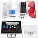 Blue Laser Pointer, 5W 450nm High Power Blue Laser Pointer Visible Beam Pen 5 Heads+Case+Battery+Charger+Goggles (USA Stock)