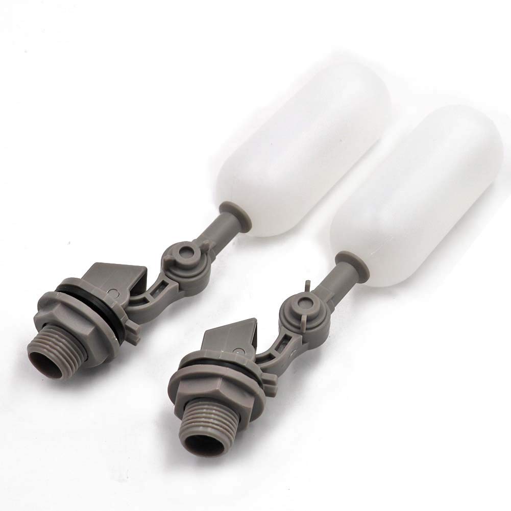 M.Z.A 2PCS 1/2 '' Float Ball Valve Automatic Water Tank Aquarium Adjustable Water Level Control for Fish Aquarium, Cattle Sheep Waterer Trough ( 1/2")