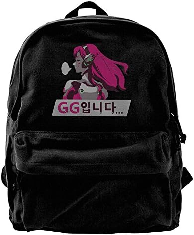 WuliXD Over Watch D.Va GG Spray Canvas Backpack Travel Bag