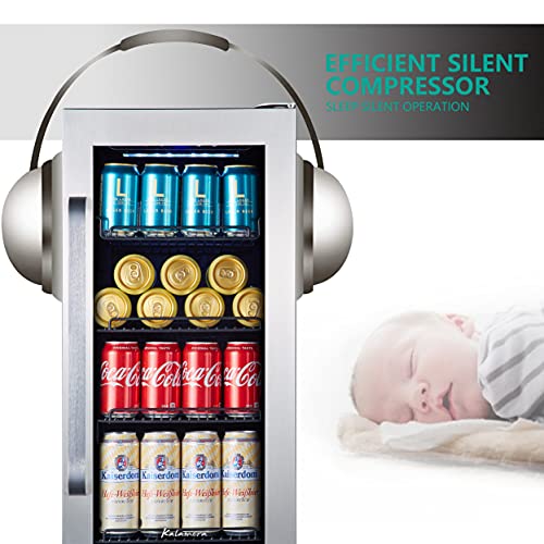 Mini Fridge Kalamera Beverage Cooler, 15 inch Refrigerator With