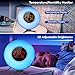 CrazyFire Sunrise Alarm Clock,Wake up Light Alarm Clock with Temperature/Humidity Monitor,Snooze Function,10 Brightness,6 Color Switch,Kids Alarm Clock for Bedrooms,Party,Festival