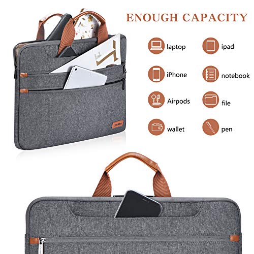 LONMEN Inch Laptop Shoulder Bag,Computer Sleeve Carrying Case
